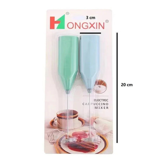 2 Pack Electric Milk Frother Set