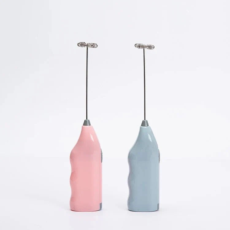 2 Pack Electric Milk Frother Set