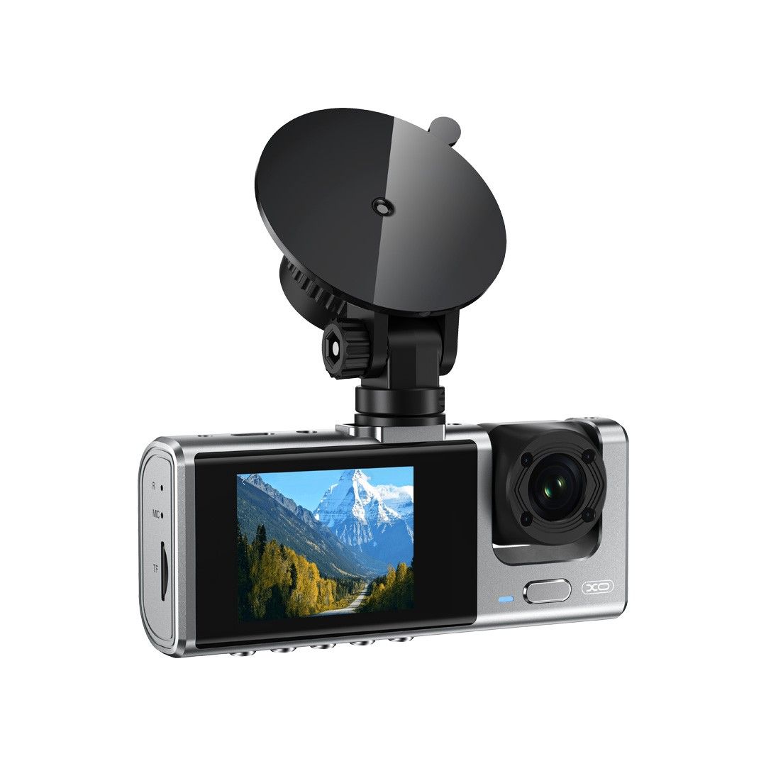 XO Car Video Recording Dash Camera With Front and Rear Cameras XJ03